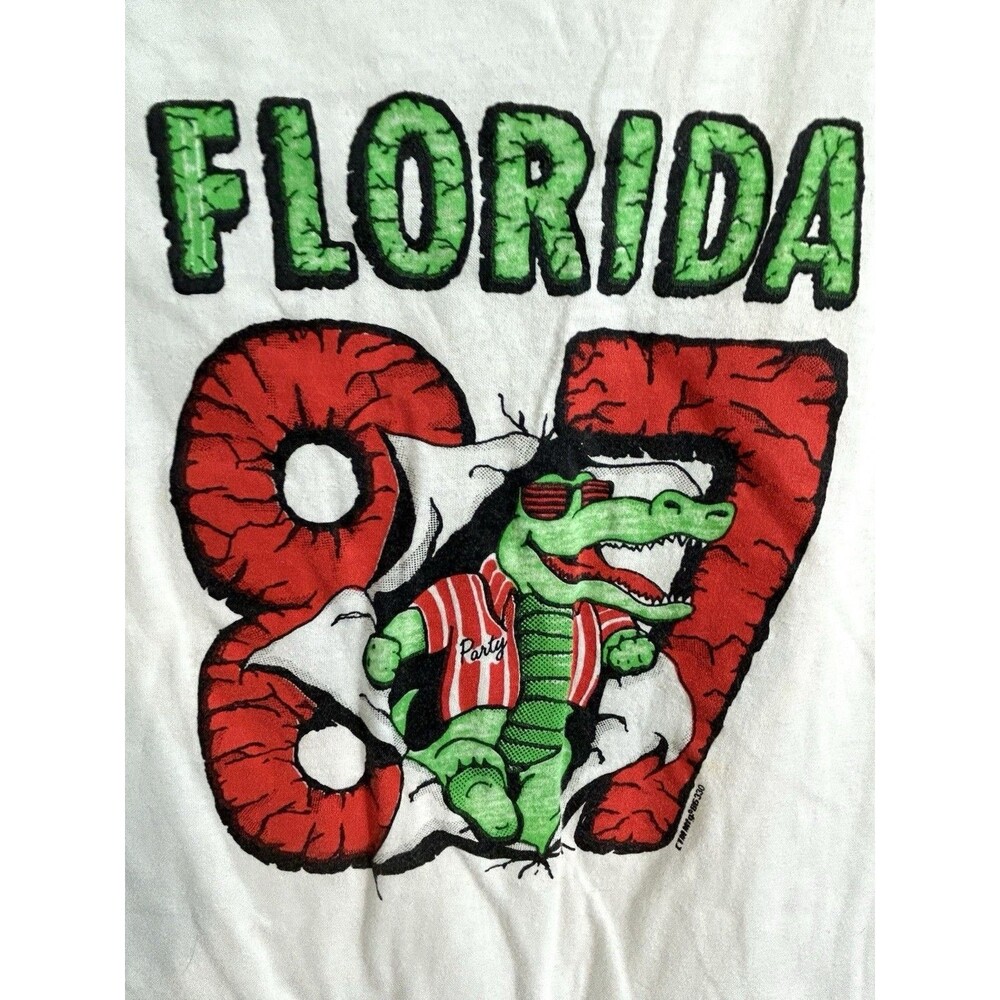 VINTAGE 1980'S FLORIDA GATORS  T-SHIRT See Notes